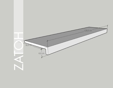Placa ZATOH | Borde Deck Rustic
